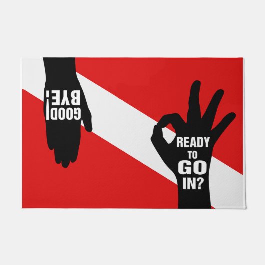 さようなら入る準備ができて ドアマット (正面)