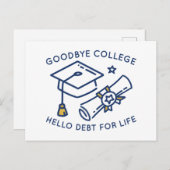 さようなら大学ハローデット ポストカード (正面/裏面)