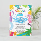 さようなら学校、こんにちはプール 夏の招待状 招待状 (スタンド正面)