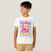 さようなら学校 こんにちはプール Tシャツ (正面フル)