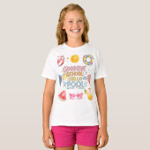 さようなら学校 こんにちはプール Tシャツ (正面フル)