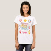 さようなら学校 こんにちはプール Tシャツ (正面フル)