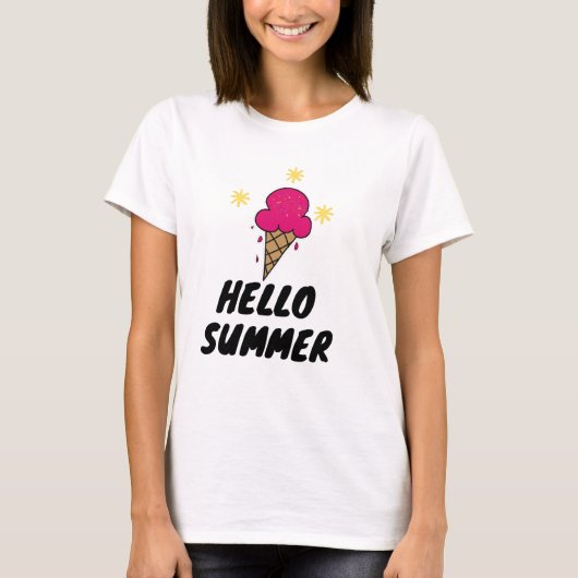 さようなら学校 こんにちは夏 Tシャツ (正面)