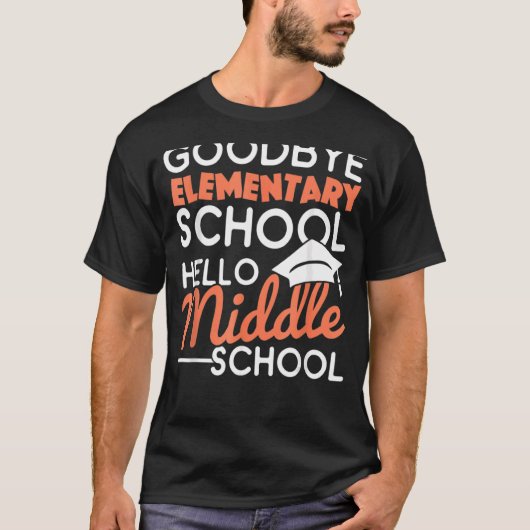 さようなら小学校こんにちは中学校グラード Tシャツ (正面)