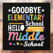 さようなら小学校こんにちは中学校 ウィンドウサイン (シート2)