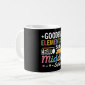 さようなら小学校こんにちは中学校 コーヒーマグカップ (正面左)