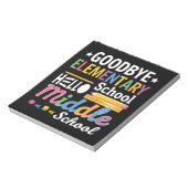 さようなら小学校こんにちは中学校 ノートパッド (回転)