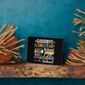 さようなら小学校こんにちは中学校 フォトプラーク (側面)