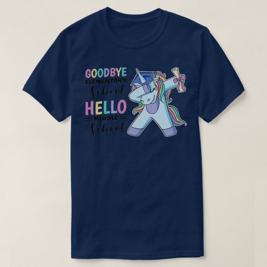 さようなら小学校こんにちは中学校(3) Tシャツ (デザイン正面)