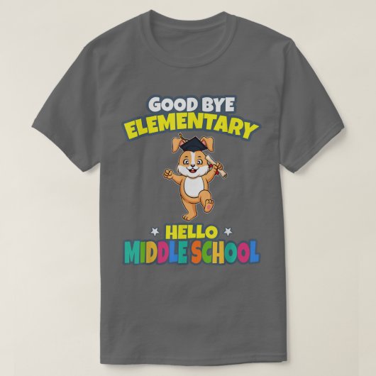さようなら小学校こんにちは中学校 Tシャツ (デザイン正面)