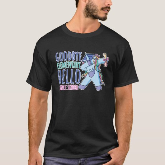 さようなら小学校こんにちは中学校 Tシャツ (正面)