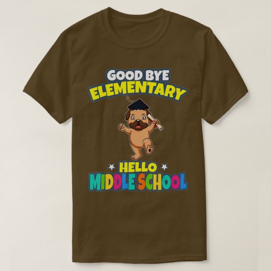 さようなら小学校こんにちは中学校 Tシャツ (デザイン正面)