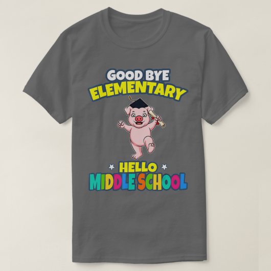 さようなら小学校こんにちは中学校 Tシャツ (デザイン正面)