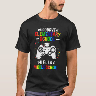さようなら小学校ハロー中学校上 Tシャツ