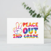 さようなら小学2年生 タイダイ 最後の日 2年生 サンキューカード (スタンド正面)