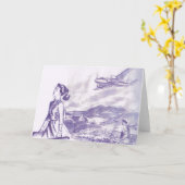 さようなら幸運 カード (黄色い花)