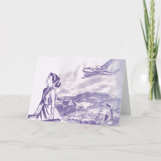 さようなら幸運 カード (正面)