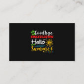 さようなら幼稚園こんにちは夏の卒業 名刺 (正面)