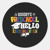 さようなら幼稚園こんにちは幼稚園プレク ラウンドシール (正面)
