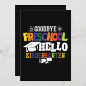 さようなら幼稚園こんにちは幼稚園プレク 招待状 (正面/裏面)