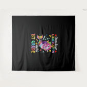 さようなら幼稚園こんにちは1年生マーメイドバック タペストリー (正面(横))