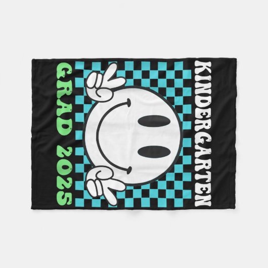 さようなら幼稚園こんにちは1年生2025卒業生 フリースブランケット (正面(横))