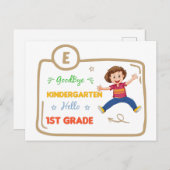 さようなら幼稚園こんにちは1年生 ポストカード (正面/裏面)