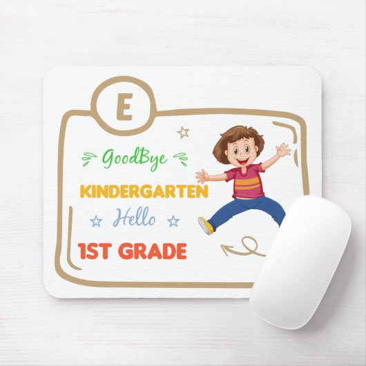 さようなら幼稚園こんにちは1年生、卒業 マウスパッド (マウス)