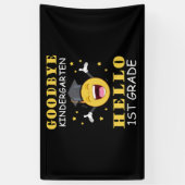 さようなら幼稚園こんにちは1年生 横断幕 (縦)