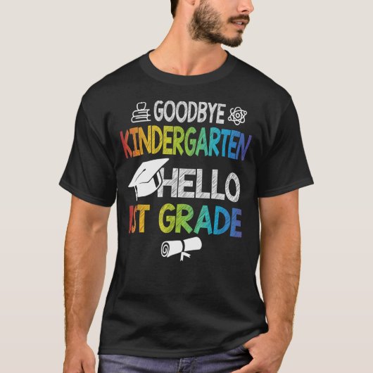 さようなら幼稚園こんにちは1年生 Tシャツ (正面)