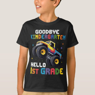さようなら幼稚園モンスタートラック卒業 Tシャツ