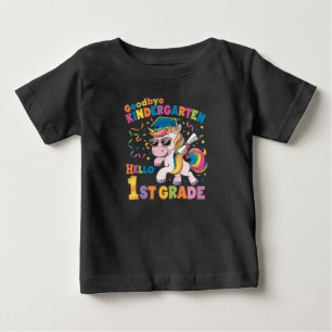 さようなら幼稚園 こんにちは1年生 ユニコーン ベビーTシャツ