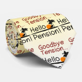 さようなら張力、こんにちは年金のおもしろいな退職 ネクタイ (ロール)
