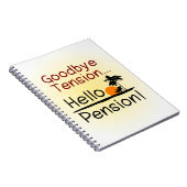 さようなら張力、こんにちは年金のおもしろいな退職 ノートブック (右側)