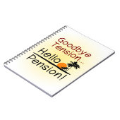 さようなら張力、こんにちは年金のおもしろいな退職 ノートブック (左側)