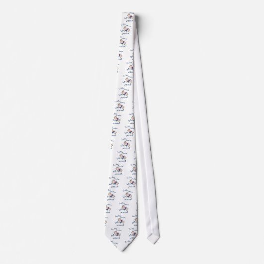 さようなら張力、こんにちは年金! 退職のギフト ネクタイ (正面)