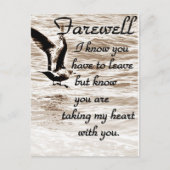 さようなら恋しく思さよう ポストカード (正面)