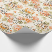 さようなら恋しく思Hello Mrs.フローラかわいい ラッピングペーパー (角)