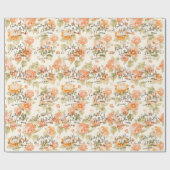 さようなら恋しく思Hello Mrs.フローラかわいい ラッピングペーパー (フラット)