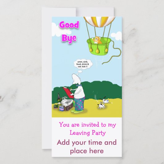 さようなら招待され君は私の離れパーティーに… (正面)