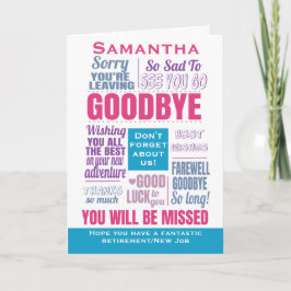 さようなら新職リタイア カード