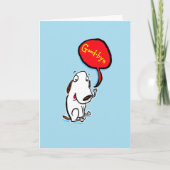 さようなら犬ことわざお恋しく思前に行く。 カード (正面)