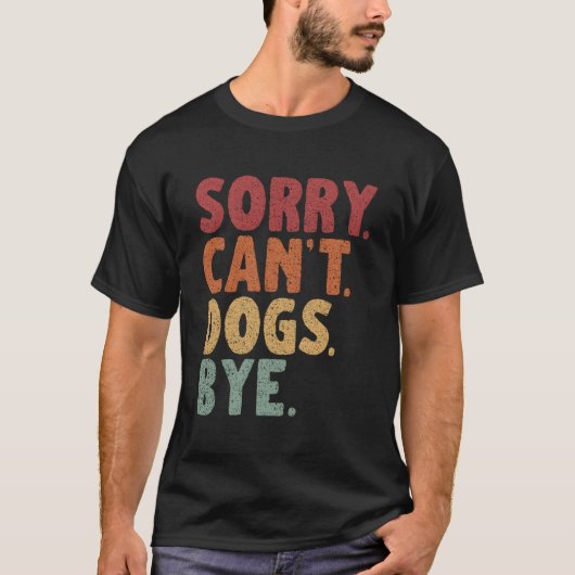 さようなら犬も飼えないな Tシャツ (正面)