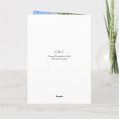 さようなら祖父、悔やみや弔慰カード カード (裏面)