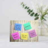 さようなら送別用ポストイット ポストカード (スタンド正面)