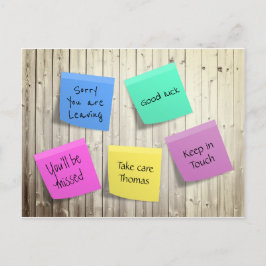 さようなら送別用ポストイット ポストカード