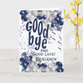 さようなら離れの別れ カード (黄色い花)