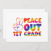 さようなら1年生 タイダイ最後の日 1年生 招待状 (正面/裏面)