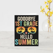 さようなら1年生こんにちは夏1年生Last Da カード (黄色い花)