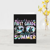 さようなら1年生こんにちは夏1年生Last Da カード (黄色い花)